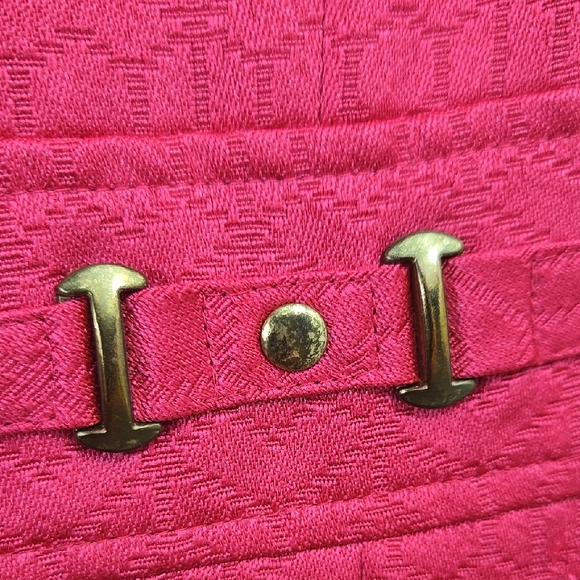 Tahari ASL Vibrant Hot Pink Sleeveless Shirley Sheath Dress Career Office Formal - Picture 6 of 10